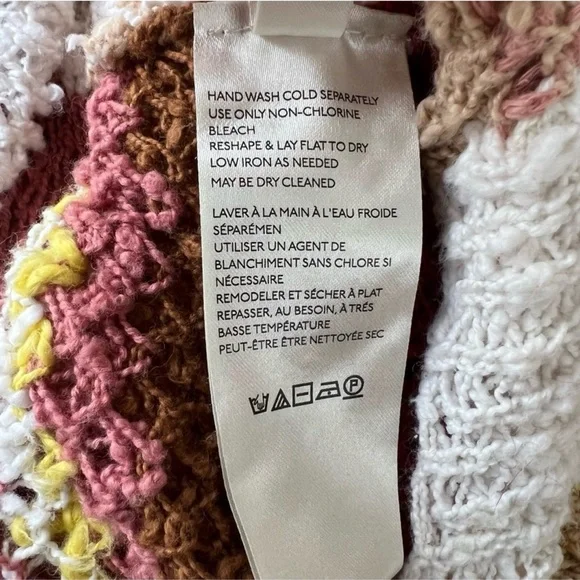 Free People Bayside Knit Tunic Pullover in the Romance Combo​​​ size large - Picture 11 of 15